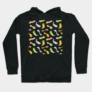 Planarians Pattern - Multi-colored Hoodie